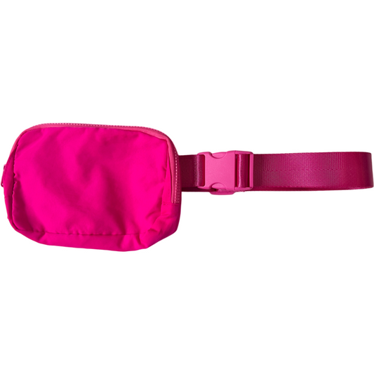 Nylon Belt Bag in Fushia