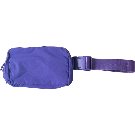 Nylon Belt Bag in Purple