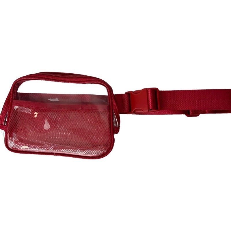 Stadium Belt Bag in Red