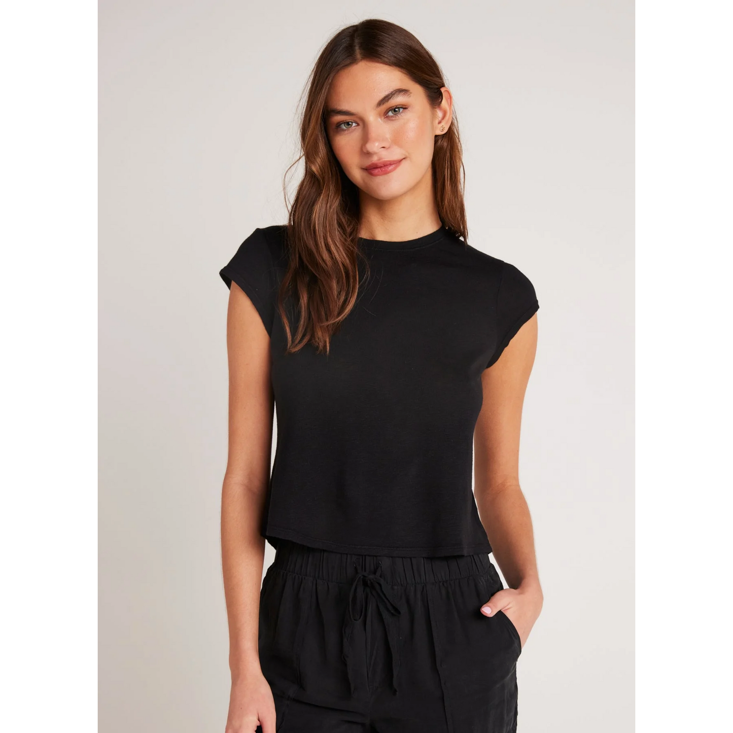 Baby Crew Tee in Black