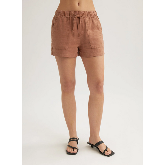 Pocket Short in Terracotta Brown