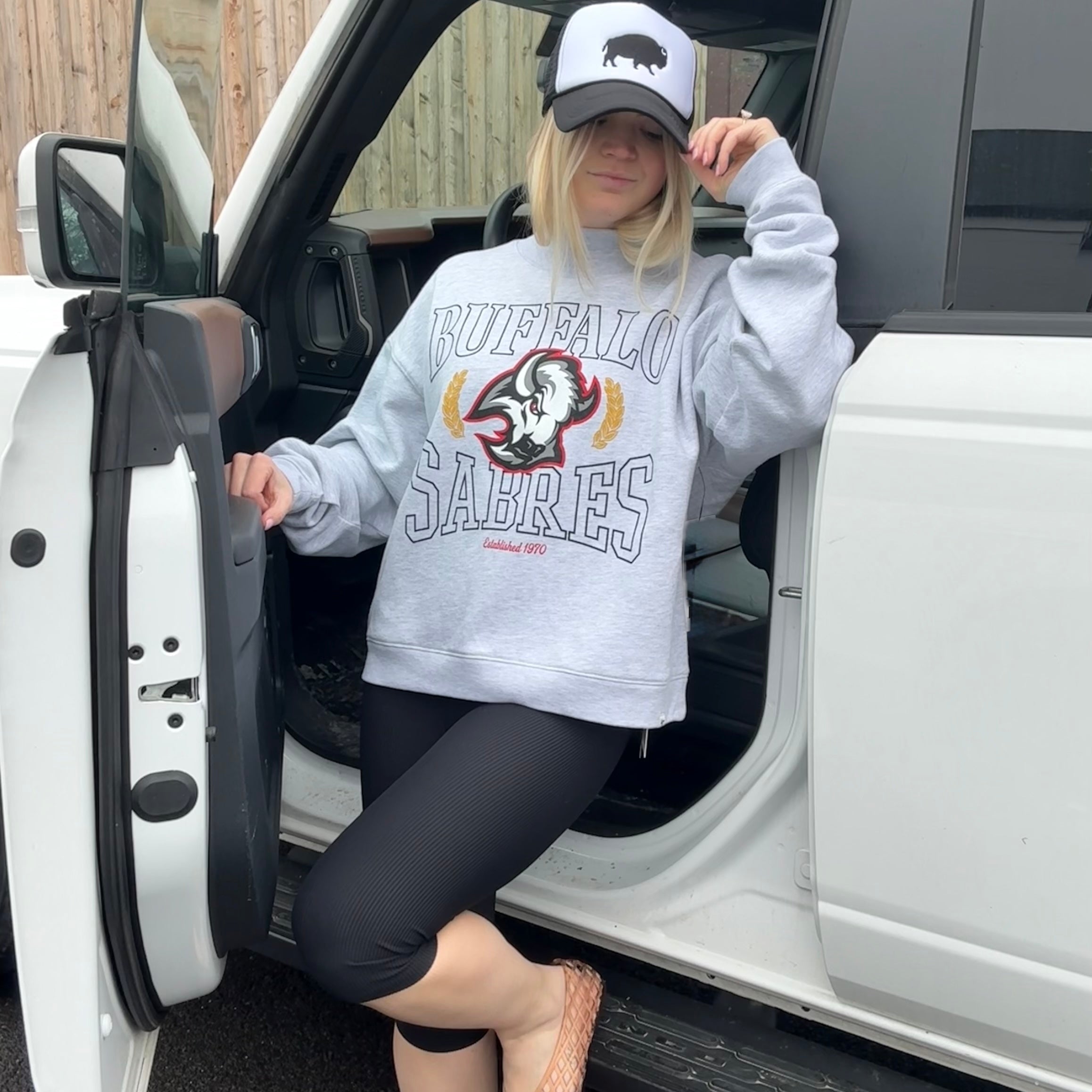 Sabres Goathead Mockneck-PREORDER!!!!!