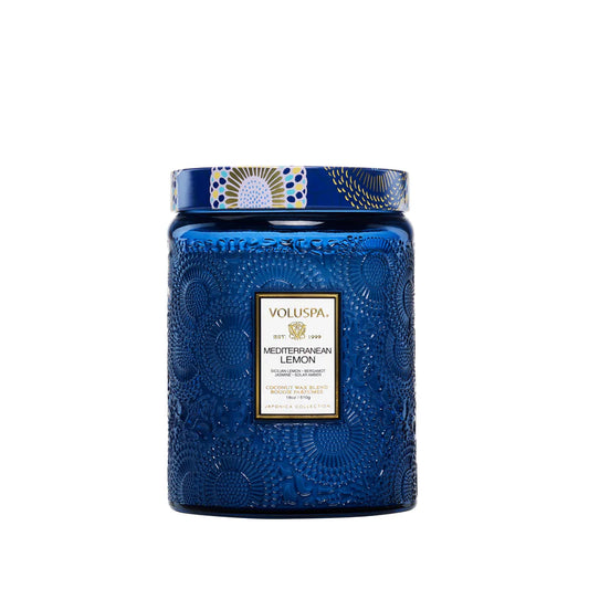 Mediterranean Lemon- large embossed jar