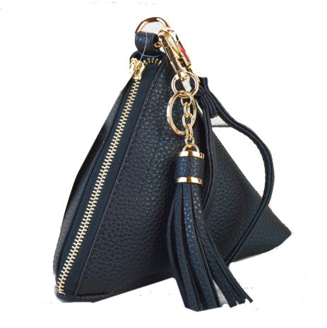 Triangle Mini Bag in Black