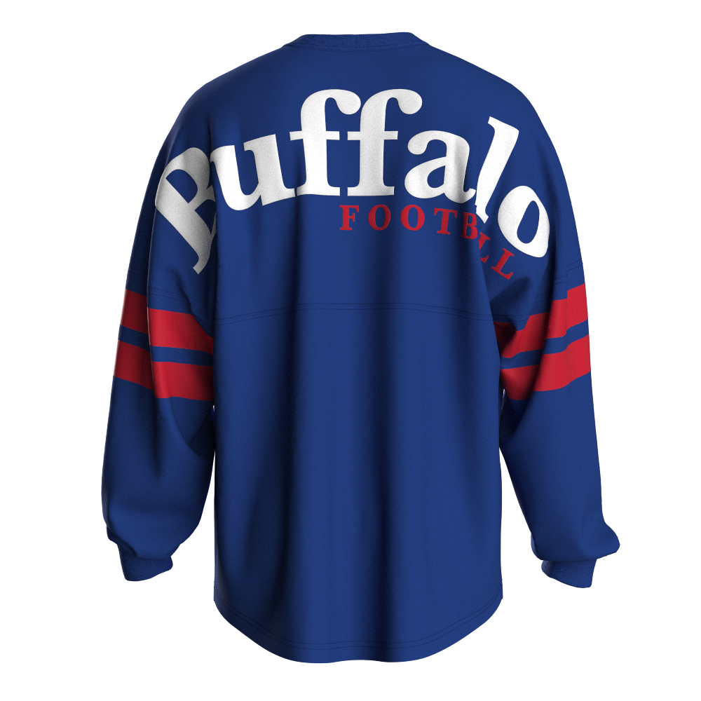 Long Sleeve Buffalo Football Crew