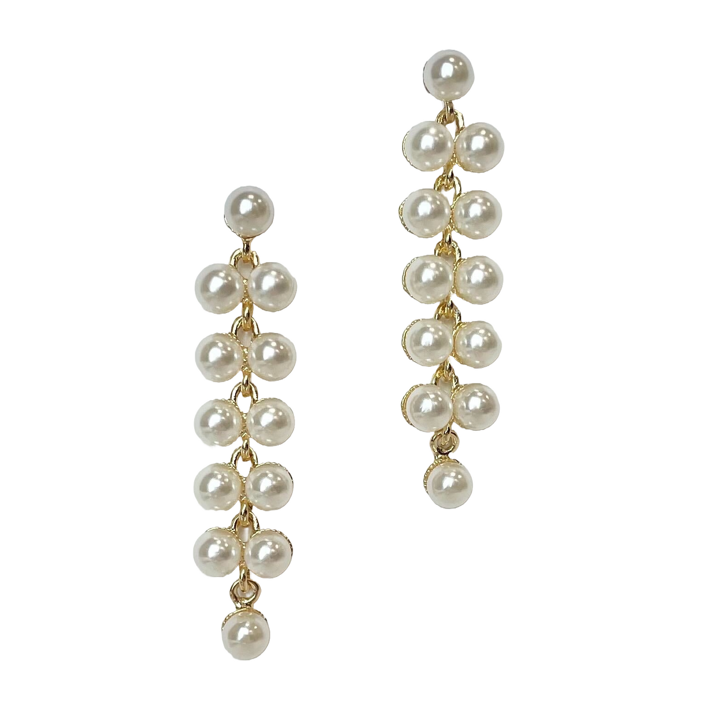 Pearl Branch Drop Earrings