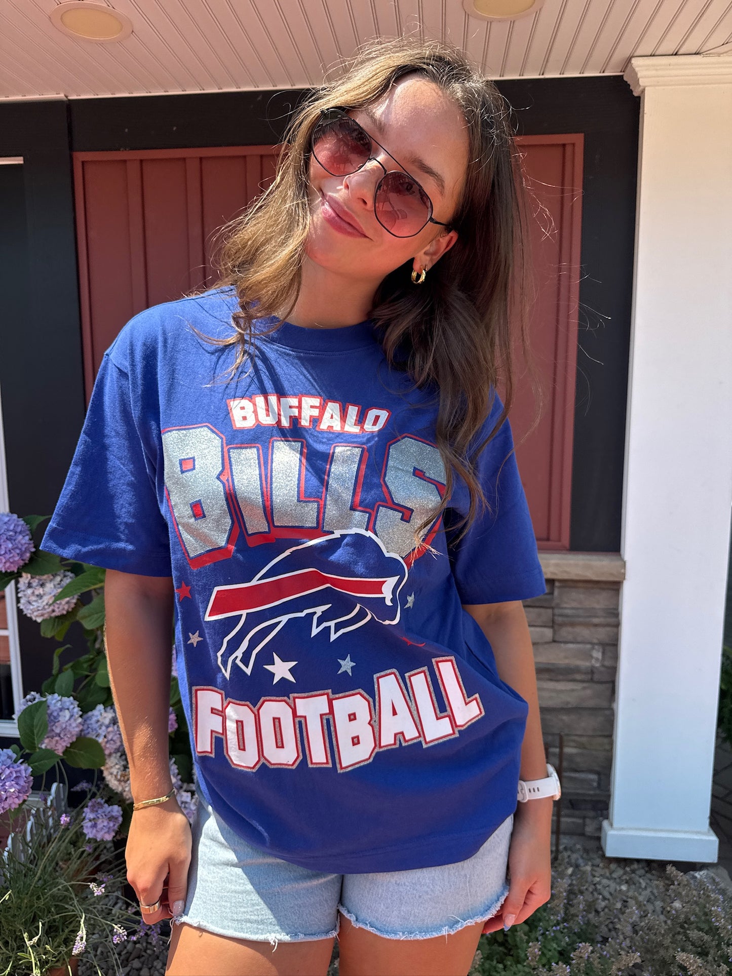 Bills Scatter Star Tee