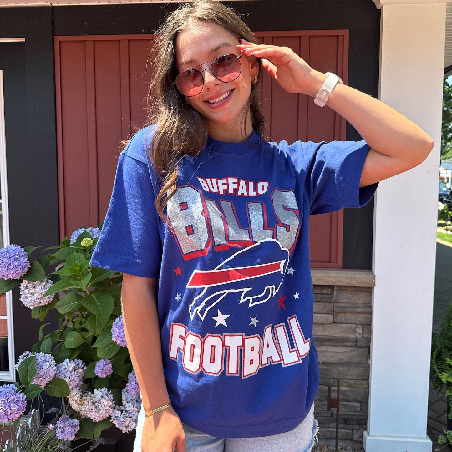 Bills Scatter Star Tee