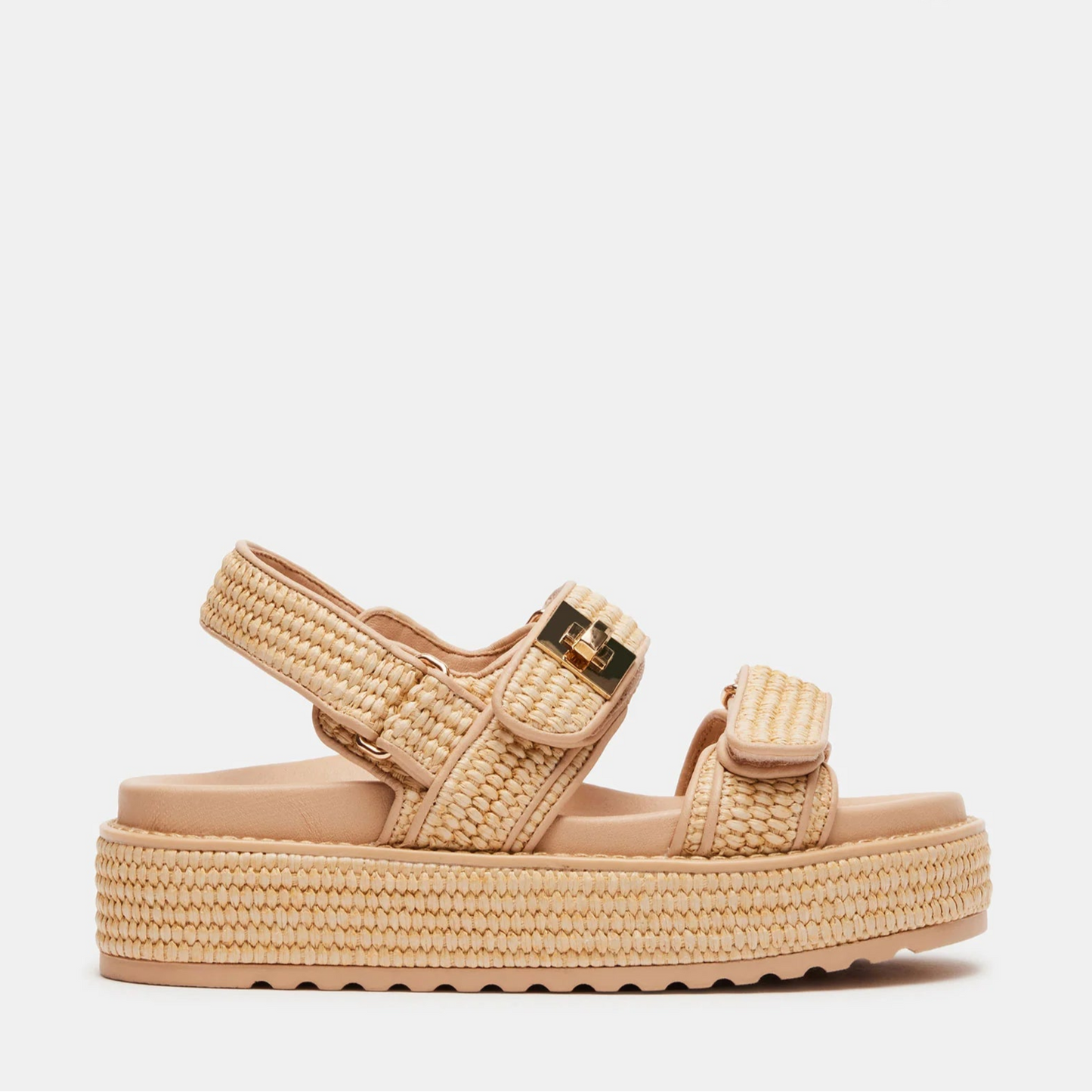 Big Mona Sandals Natural Raffia