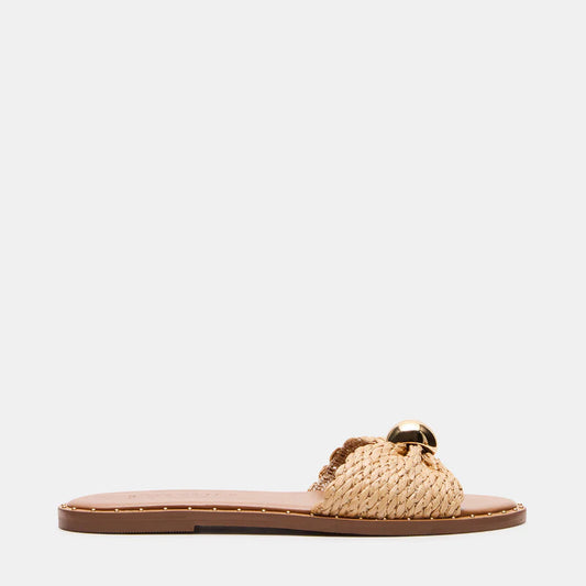 Dipsy Sandal in Natural Raffia