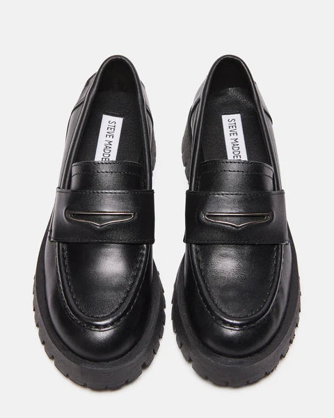 Lawrence Black Leather Loafer
