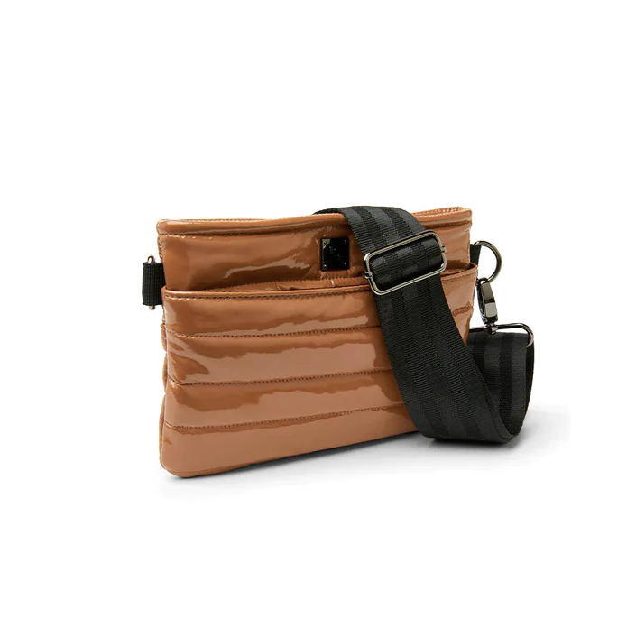 Bum Bag in Dark Nude Patent