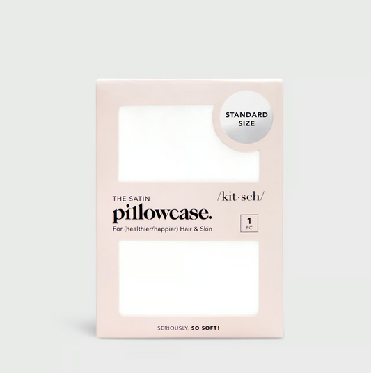 Satin Pillowcase- Ivory