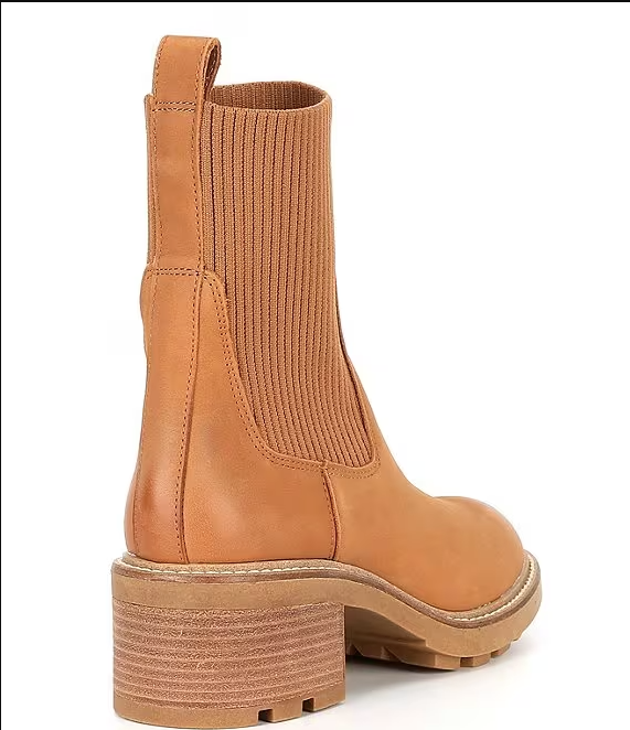 Kiley Boot in Camel Leather