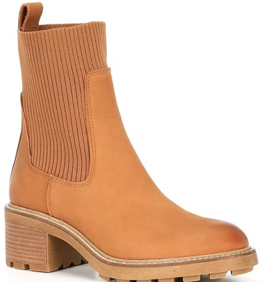 Kiley Boot in Camel Leather