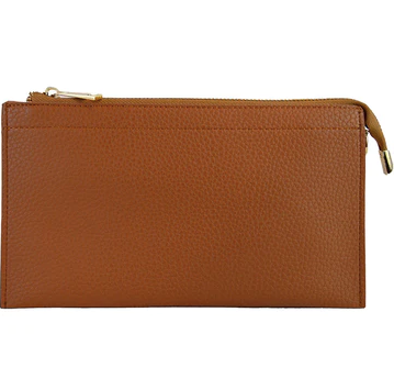 Perfect 3 Pocket Clutch Camel