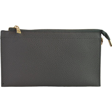 Perfect 3 Pocket Clutch Grey