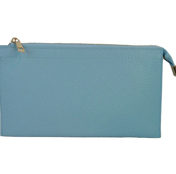 Perfect 3 Pocket Clutch Baby Blue