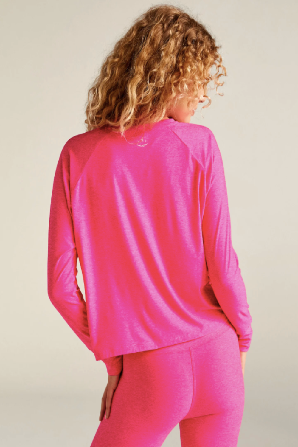 Featherweight Daydreamer Pullover in Pink Punch