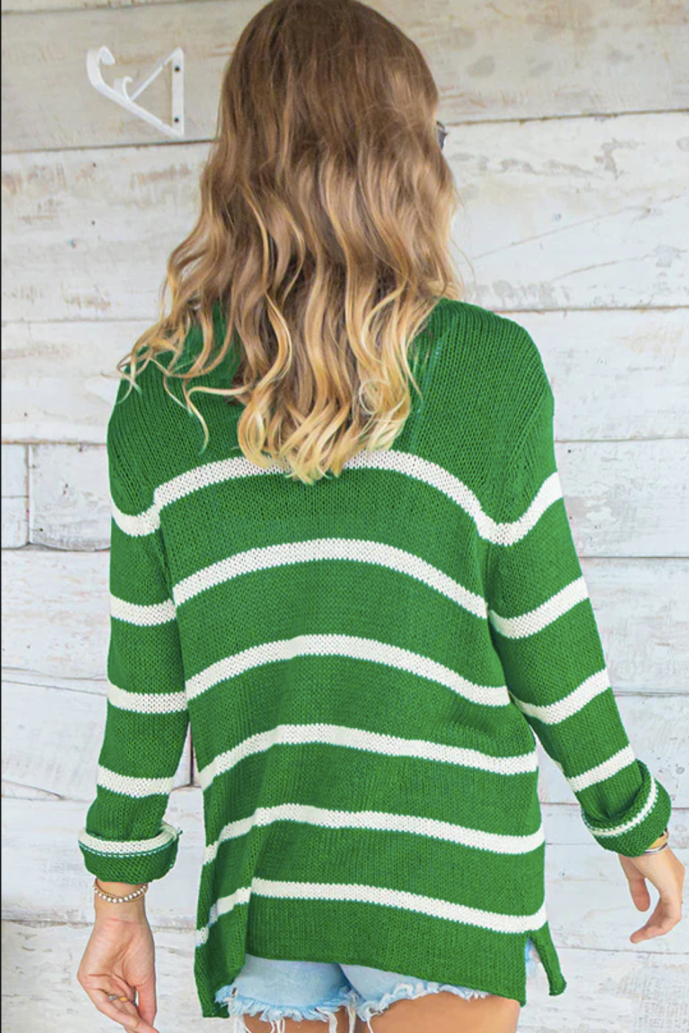 Margot Stripe Top Cotton Sweater