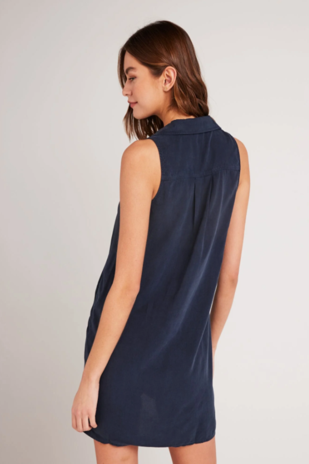 Sleeveless A-line Dress in Endless Sea