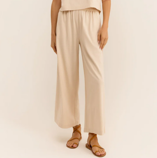 Scout Jersey Flare Pocket Pant in Sandshell