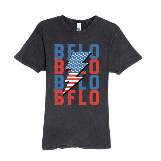 Bolt Bflo Flag Tee