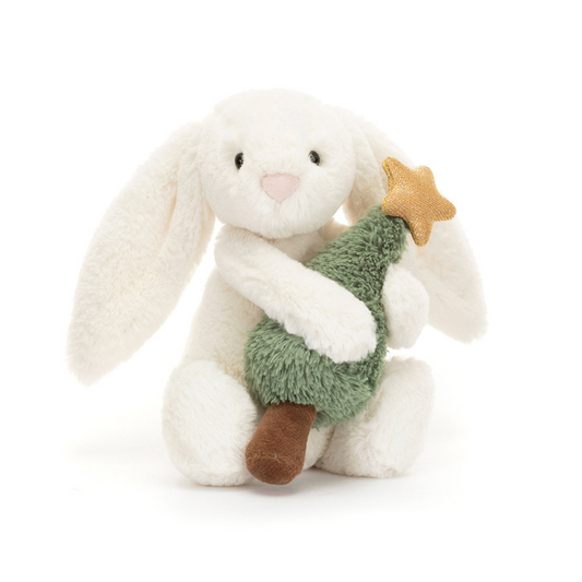 Bashful Bunny W Christmas Tree