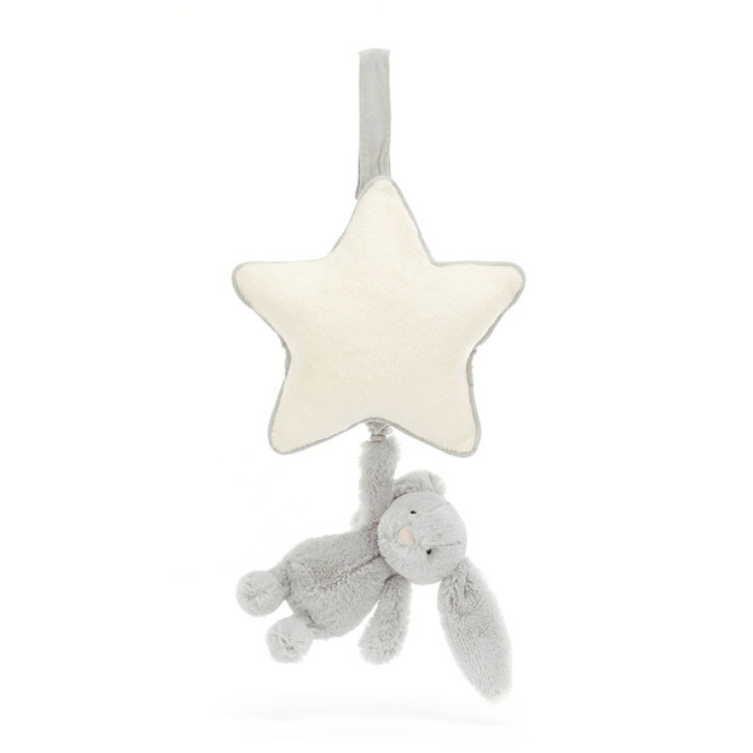 Bash Grey Bunny Musical Pull