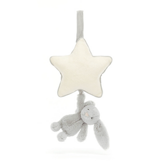 Bash Grey Bunny Musical Pull