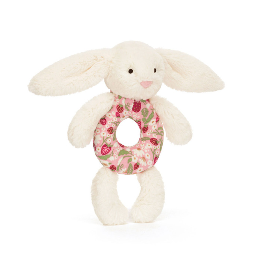 Blossom Cream 'berry' Ring Rattle