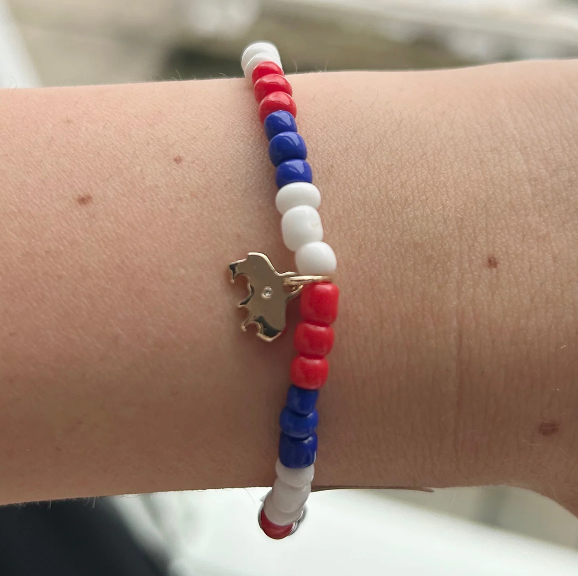 Buffalo Charm Rwb Bracelet