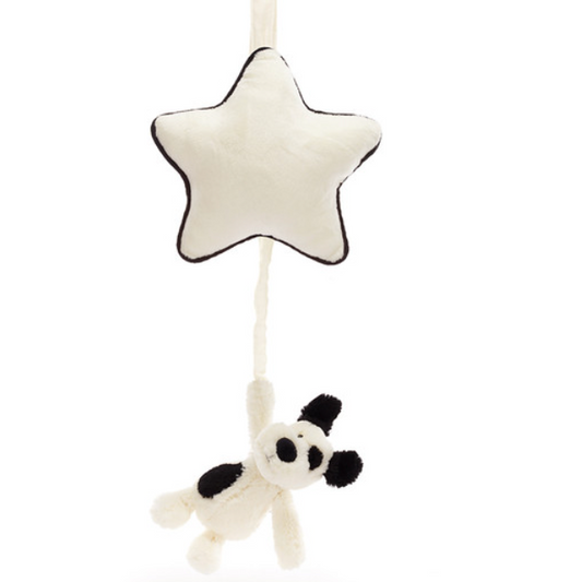 Blk/crm Puppy Musical Pull