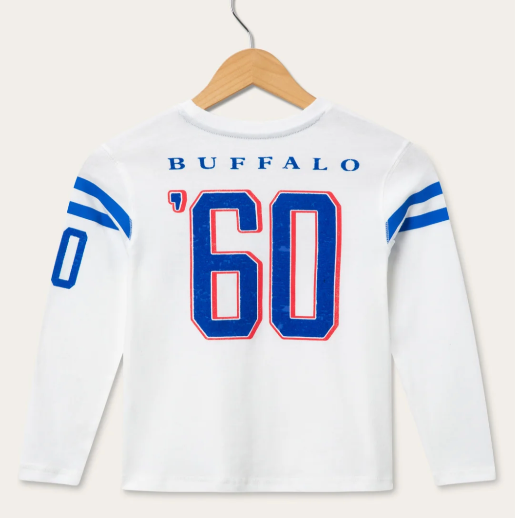 Nfl Kids Striped Yoke Ls Tee