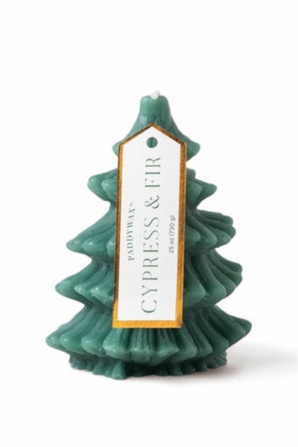 Short Tree Candle with Cypress and Fir
