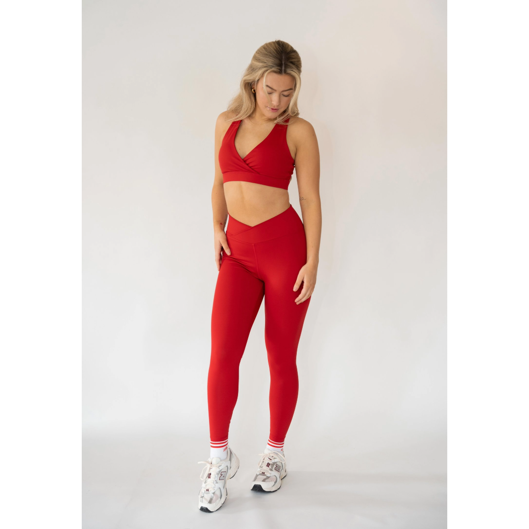 Sarah Leggings - Picante Red
