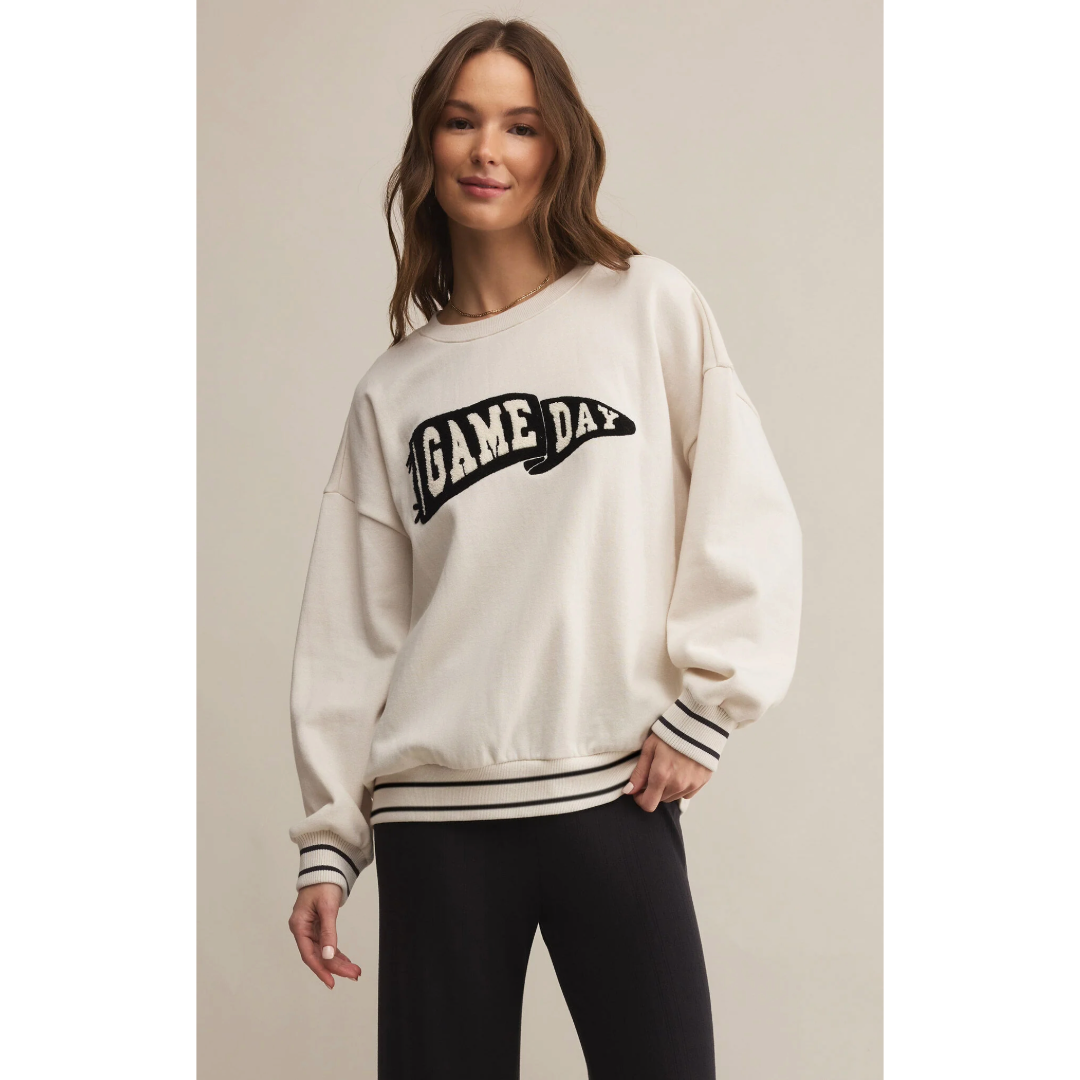 Oversized Let's Go Sweatshirt
