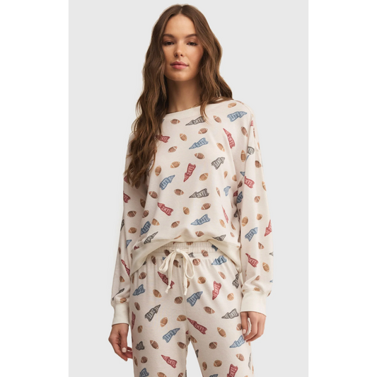 Elle Let's Go Long Sleeve Top
