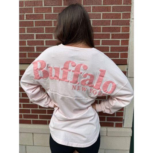 Long Sleeve Pink Buffalo Ny crew