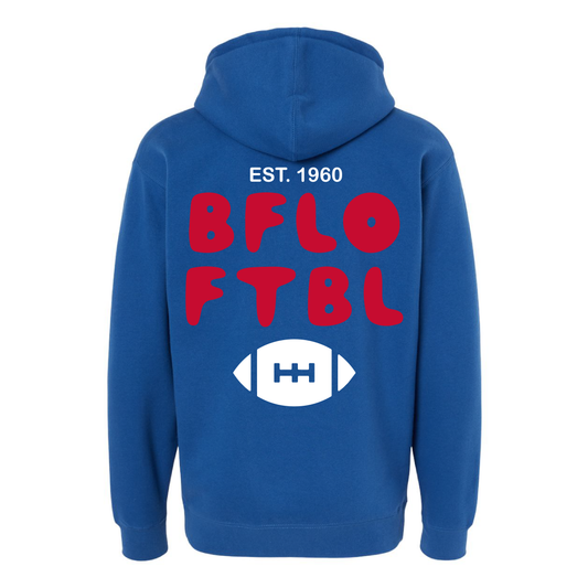 Bflo Puff Print Hoodie in Royal