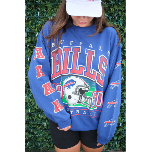 Bills Big Logo Oversized Crew