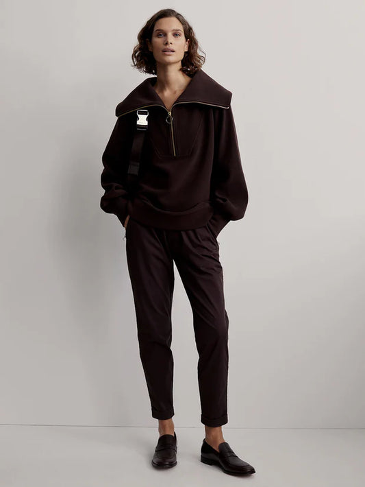 Vine Half Zip coffee