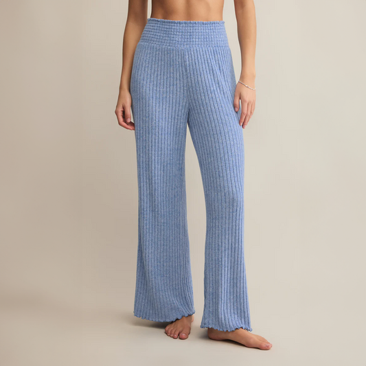 Dawn Smocked Rib Pant Rivera