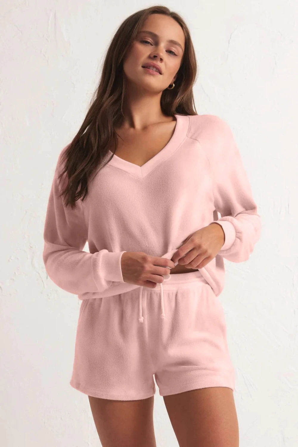Candy Skies Long Sleeve Top in Peaches
