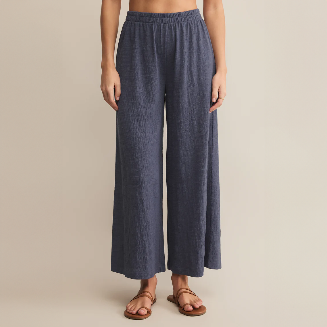 Scout Textured Slub Pant Worn Blue