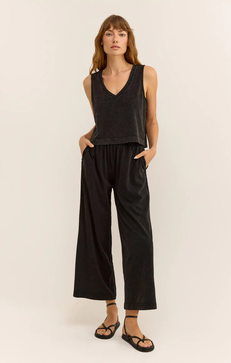 Scout Cotton Jersey Pocket Pant in Black
