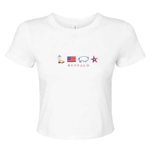 Red, White, And Rodeo Baby Tee