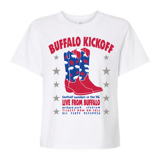 Buffalo Kickoff Boxy tee