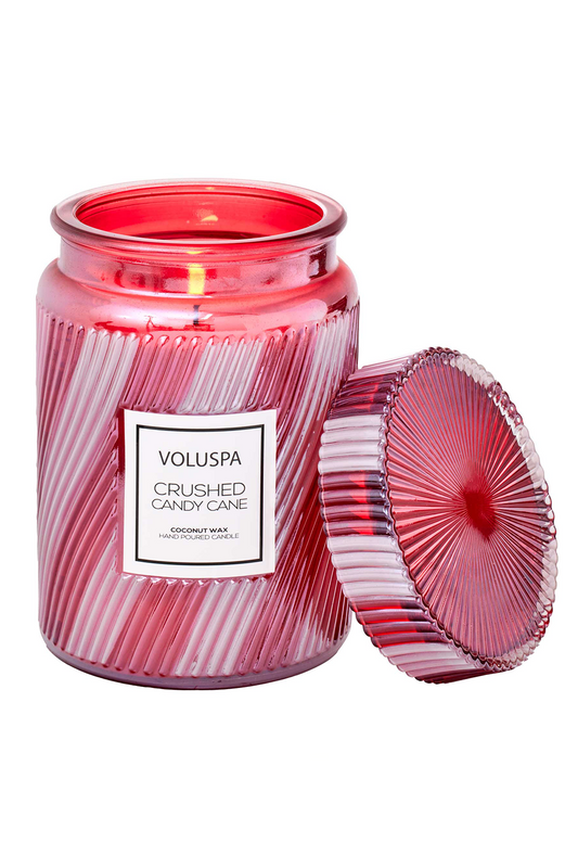 6oz Crushed Candy Cane Candle
