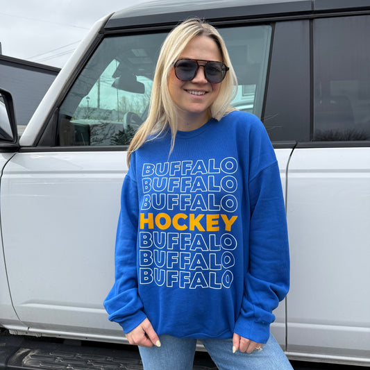 Stacked Hockey Sweatshirt